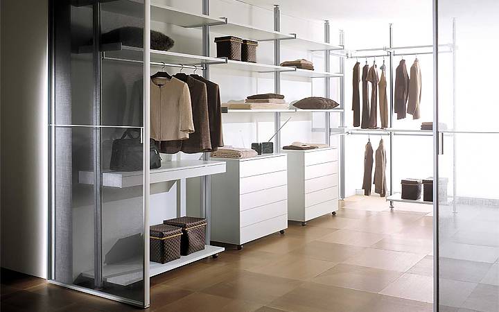 Мебельная Фабрика Fratelli Longhi - Гардеробные комнаты Vertical