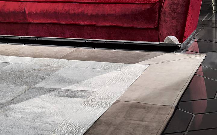 Мебельная Фабрика Fratelli Longhi - Ковёр ручной работы из кожи